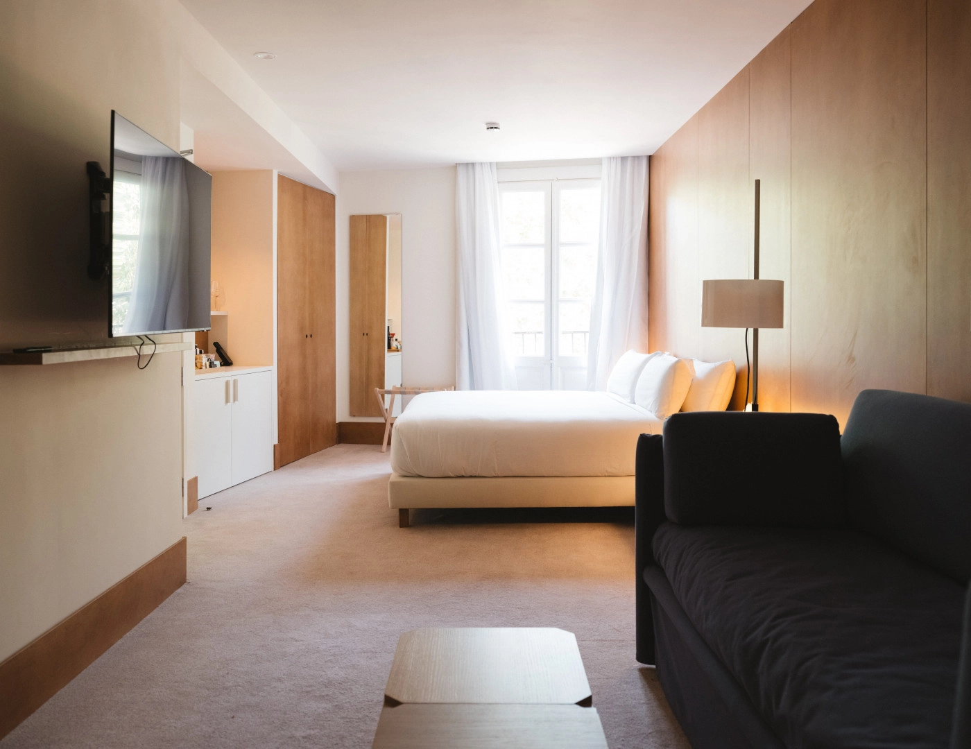 27 m² · 4 personas · Cama queen o dos camas individuales + sofá cama